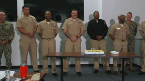 Naval Civil Engineer Corps Officers School Basic Class 280 Commemorate the Chief Petty Officers 133rd Birthday