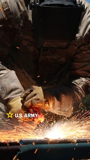 U.S. Soldiers Train with Exothermic Torch (Reel)