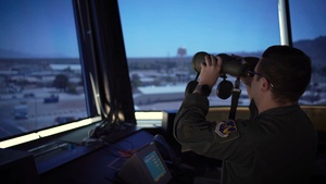 Creech AFB Tower B-roll