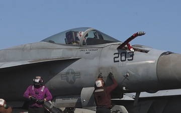 USS Abraham Lincoln (CVN 72) Conducts Flight Operations During Operation Epic Fury