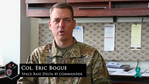 SBD 41 message for Sexual Assault Awareness and Prevention Month