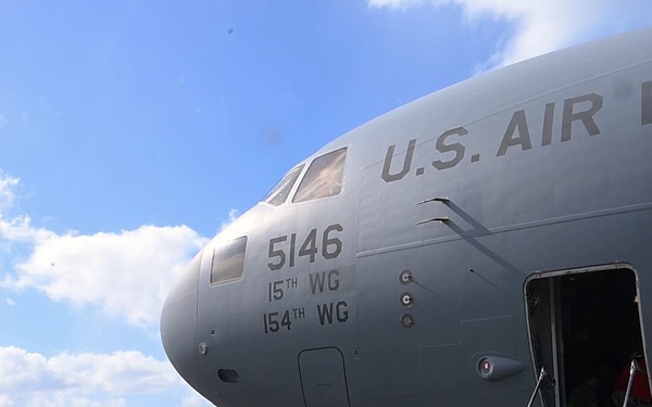 201st Airlift Squadron supports Artemis II rescue effort