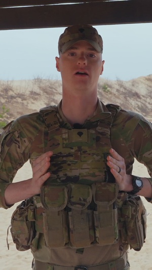 Social Media Reel Spc. Riley discusses Schützenschnur qualification in Lithuania