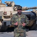German Army Master Sgt. Steven Solis discusses Abrams familiarization in Lithuania