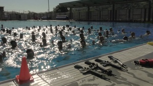 Marines Test Their Water Competency as Part of Reconaissance Training Company course.