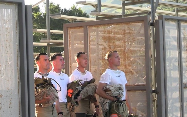 Marines Test Their Water Competency as Part of Reconaissance Training Company course.