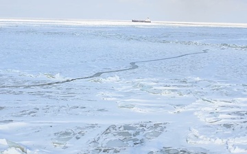 Coast Guard continues ice-breaking operations on the Great Lakes
