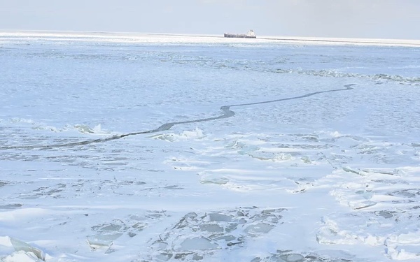 Coast Guard continues ice-breaking operations on the Great Lakes