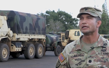 Hawaii National Guard assists Waialua community with flood debris removal, water distribution