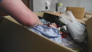 Volunteers move into the Amelia Earhart Playhouse