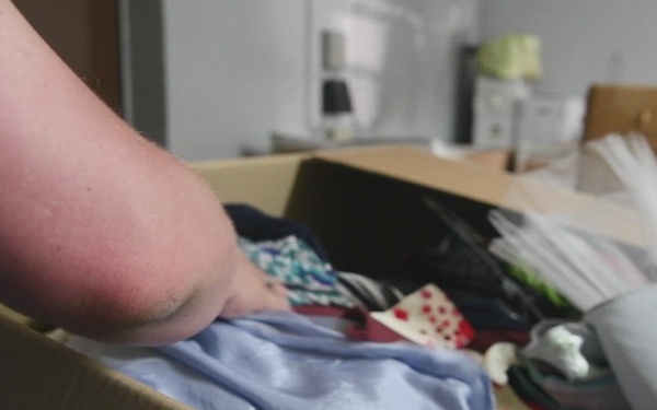 Volunteers move into the Amelia Earhart Playhouse