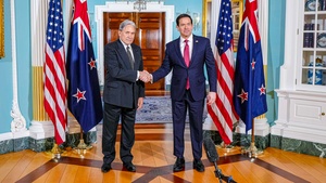 Secretary of State Marco Rubio meets with New Zealand Foreign Minister Winston Peter