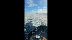 Coast Guard continues to break ice in Lake Michigan