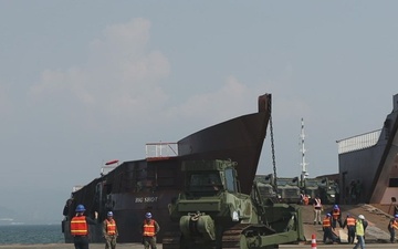 Balikatan 26 B-Roll: Distributed maritime logistics in Subic Bay, Philippines