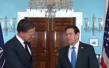 Secretary of State Marco Rubio meets with NATO Secretary General Mark Rutte