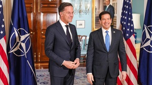 Secretary of State Marco Rubio meets with NATO Secretary General Mark Rutte