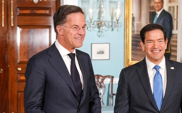 Secretary of State Marco Rubio meets with NATO Secretary General Mark Rutte
