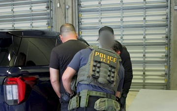 ICE ERO Media broll of Arrestee at Miramar Sub Office