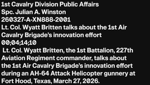 Air Cavalry Troopers speak about testing new methods for rapid refueling during aerial gunnery