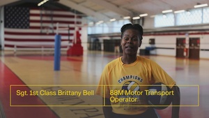 Sgt. 1st Class Brittany Bell 21st TSC MWR Volleyball Interview