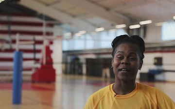Sgt. 1st Class Brittany Bell 21st TSC MWR Volleyball Interview