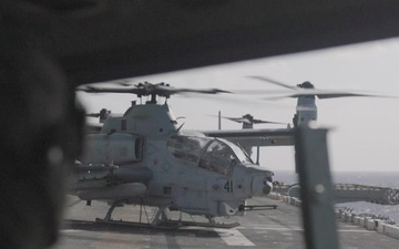 11th MEU Marines and Sailors Conduct Live-Fire Training From USS Boxer