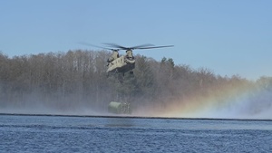 809th MRBC sling load and rafting operation