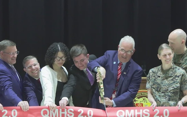 Ribbon-Cutting Ceremony at DoWEA Americas Quantico Middle High School Grand Opening