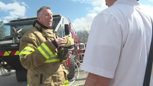 Arnold Fire and Emergency Services conducts annual aircraft live fire training