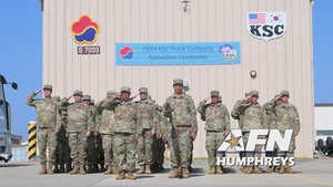 75th KSC truck company activation