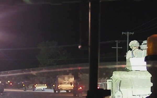 101st MFRC Soldiers drive ISVs into combat simulation scenario at JRTC