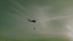 101st Airborne Division artillery Soldiers conduct aerial ammunition resupply during JRTC rotation at Fort Polk