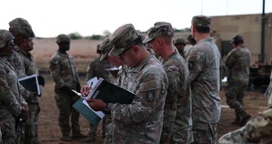 Charlie Battery, 1-62 ADA conduct Displacement and Emplacement Drill