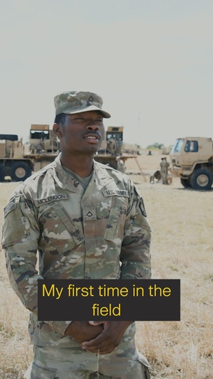 Soldiers assigned to Charlie Battery, 1-62 ADA conduct Displacement and Emplacement Drill