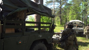 101st  Rakkasans Artillery Soldiers posture air defense assets for tactical employment at JRTC