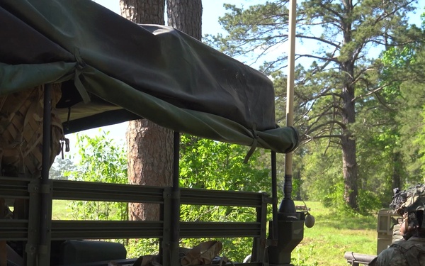 101st  Rakkasans Artillery Soldiers posture air defense assets for tactical employment at JRTC