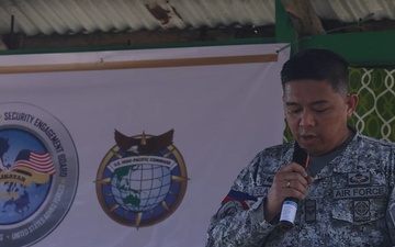 Balikatan 2026: U.S., Philippine service members donate classroom supplies to an elementary school in San Narciso