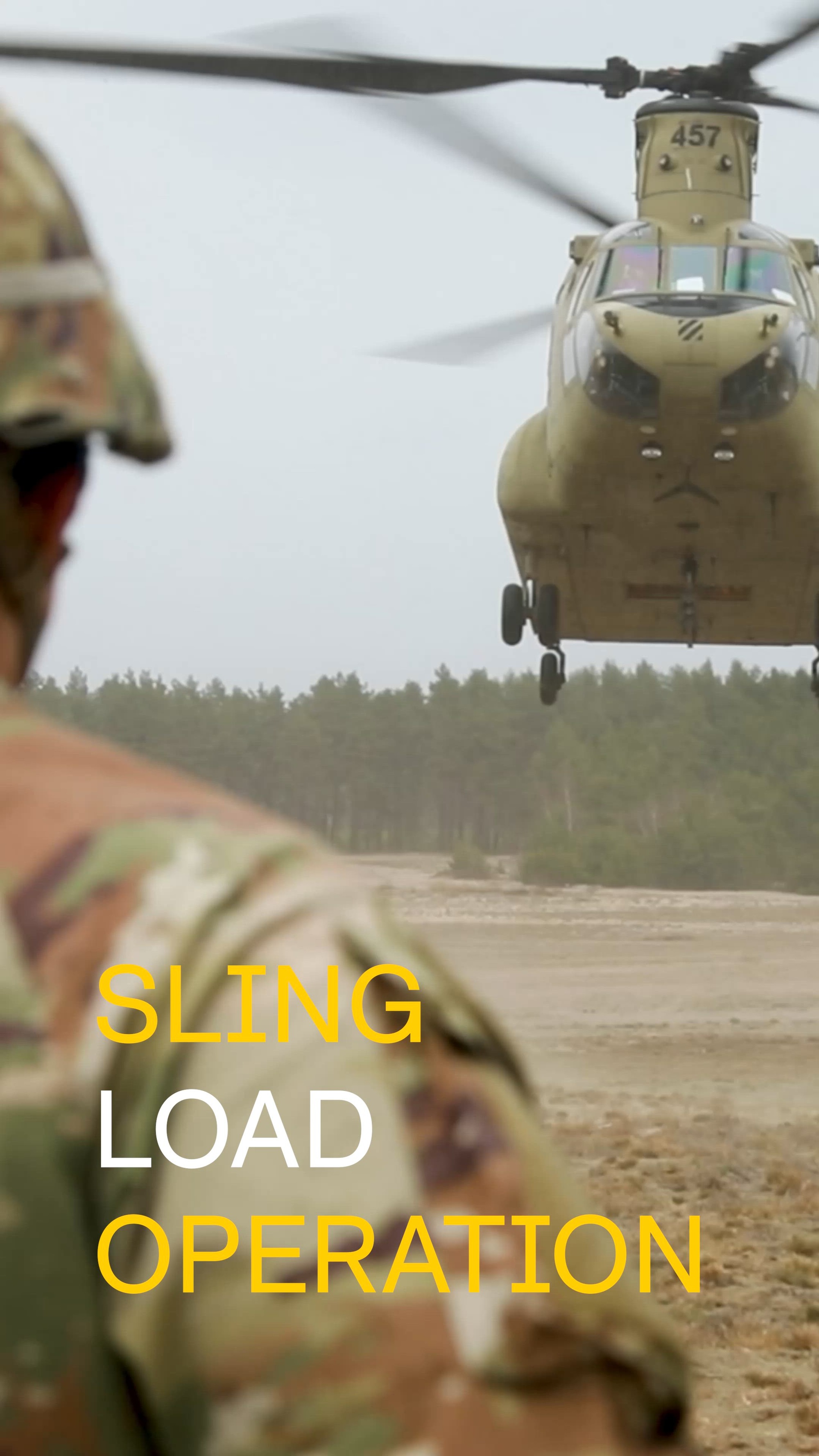 U.S. Soldiers assigned to 3rd Infantry Division Sustainment Brigade conduct sling load training alongside Polish Land Forces at Bledowska Drop Zone, Poland, on March 30, 2026. This exercise enhances both V Corps' mission to deepen partnerships as well as 3rd ID's aerial delivery capability alongside expanding the capabilities of a trusted Partner and Ally. (U.S. Army video by Spc. Joseph Kaylan)