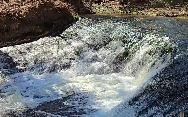 Trout Falls at Fort McCoy's Pine View Recreation Area