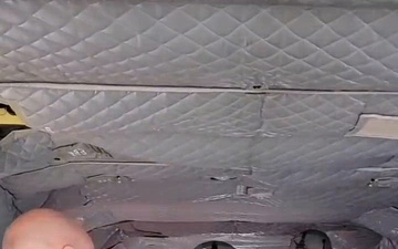 Reenlistment in a CH-47 Chinook