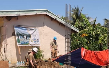 Balikatan 2026 B-Roll: US, Philippine service members build school extensions in San Narciso