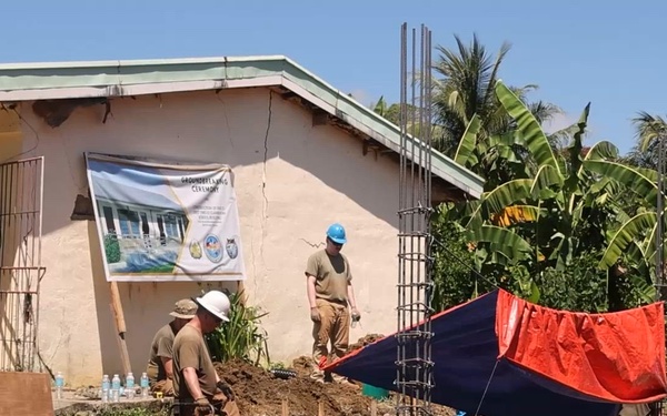Balikatan 2026 B-Roll: US, Philippine service members build school extensions in San Narciso