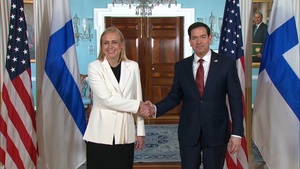 Secretary of State Marco A. Rubio meets with Finnish Foreign Minister Elina Valtonen