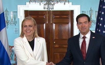 Secretary of State Marco A. Rubio meets with Finnish Foreign Minister Elina Valtonen