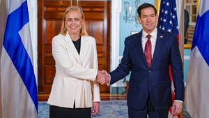 Secretary of State Marco Rubio meets with Finnish Foreign Minister Elina Valtonen