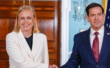Secretary of State Marco Rubio meets with Finnish Foreign Minister Elina Valtonen