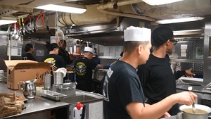 Nimitz Sailors Serve Brunch
