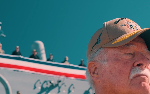 Medal of Honor Recipient Marine Corps Col. (ret) Harvey C. Barnum Jr. Tours His Namesake Ship, USS Harvey C. Barnum Jr. (DDg 124)