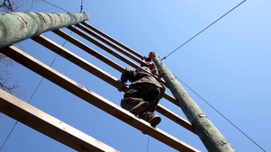 U.S. Marines with 3/12 Conduct Air Assault Confidence Course during KMEP 26.1