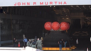 Navy Medicine supports successful Artemis II recovery mission aboard USS John P. Murtha